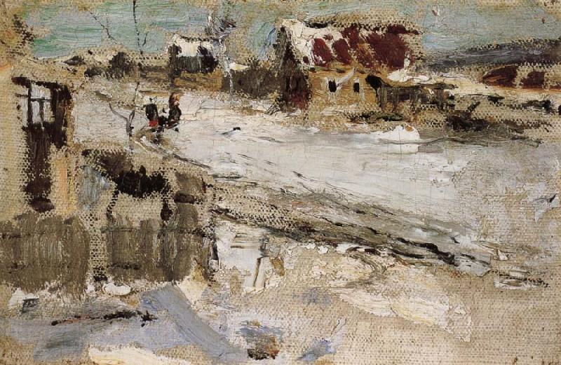 Scene of  Winter, Nikolay Fechin